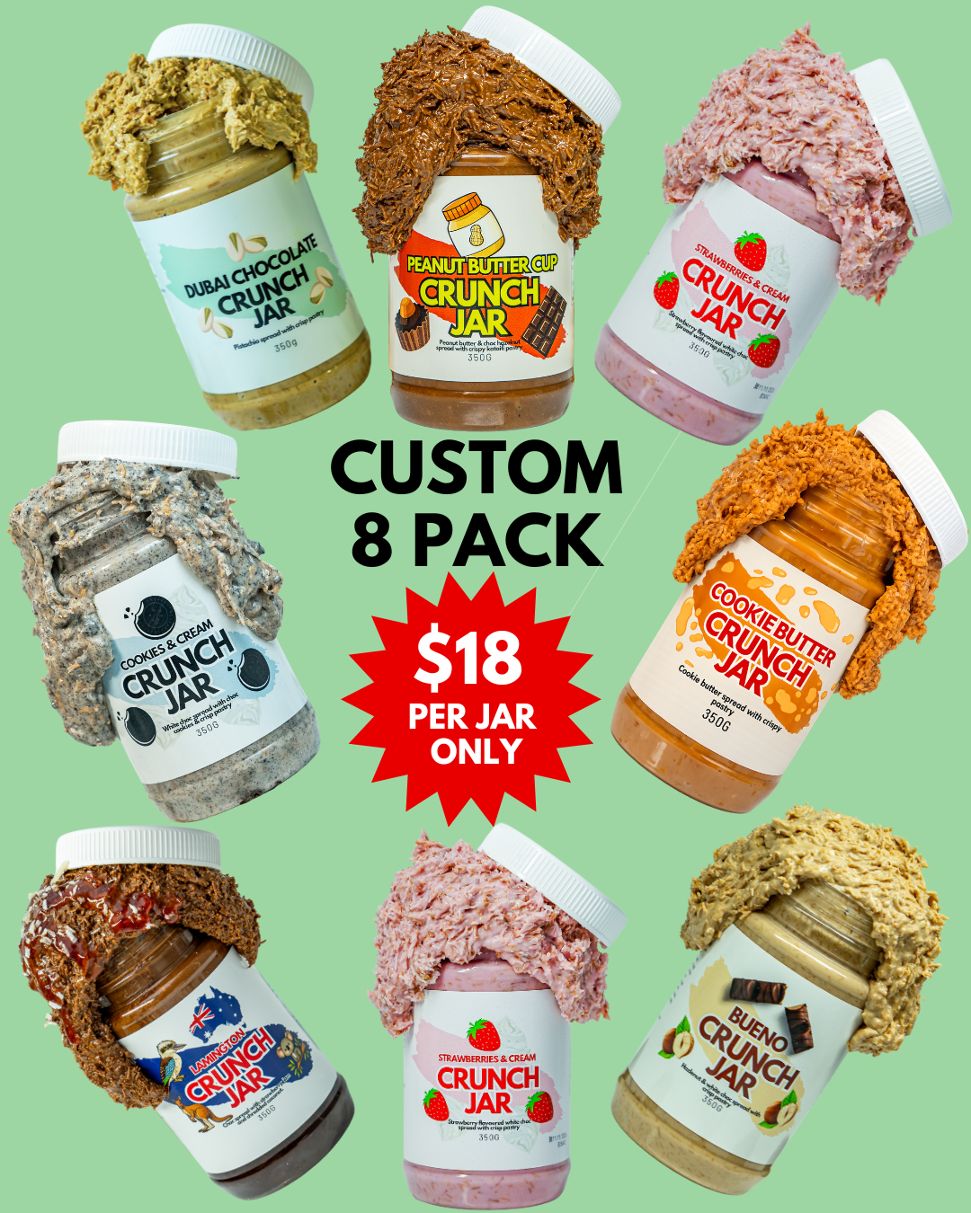 Custom 8 Pack